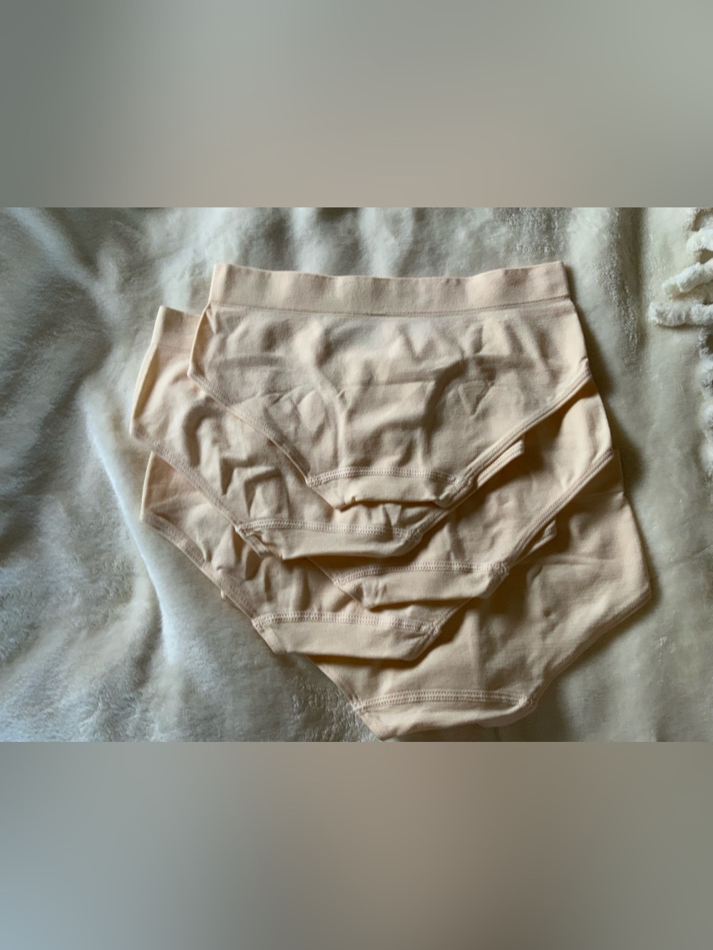 (5) Calvin Klein Kids Cream Bottoms - Picture 3 of 5